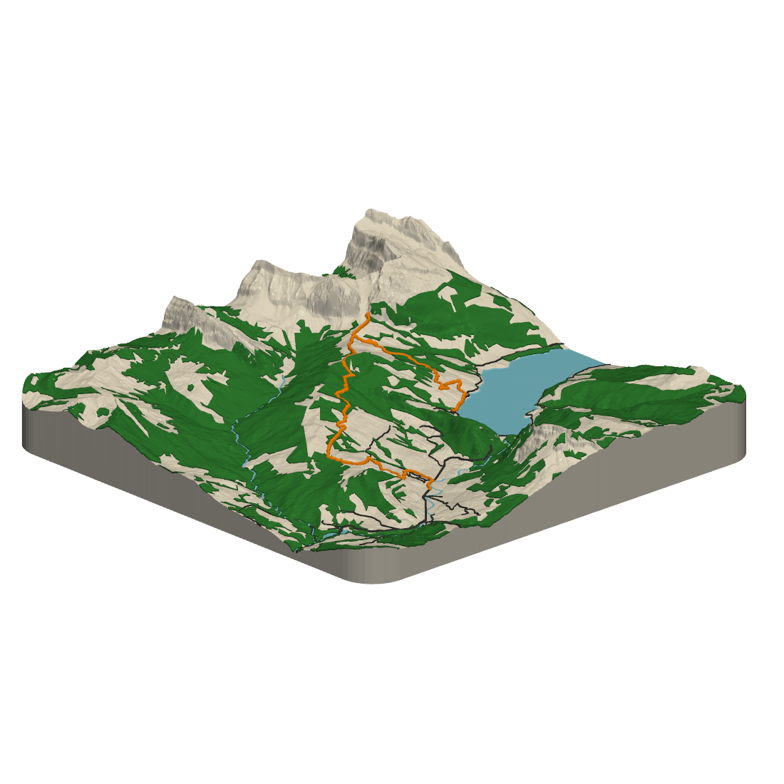 3D view of 🇨🇭 Wägitalersee